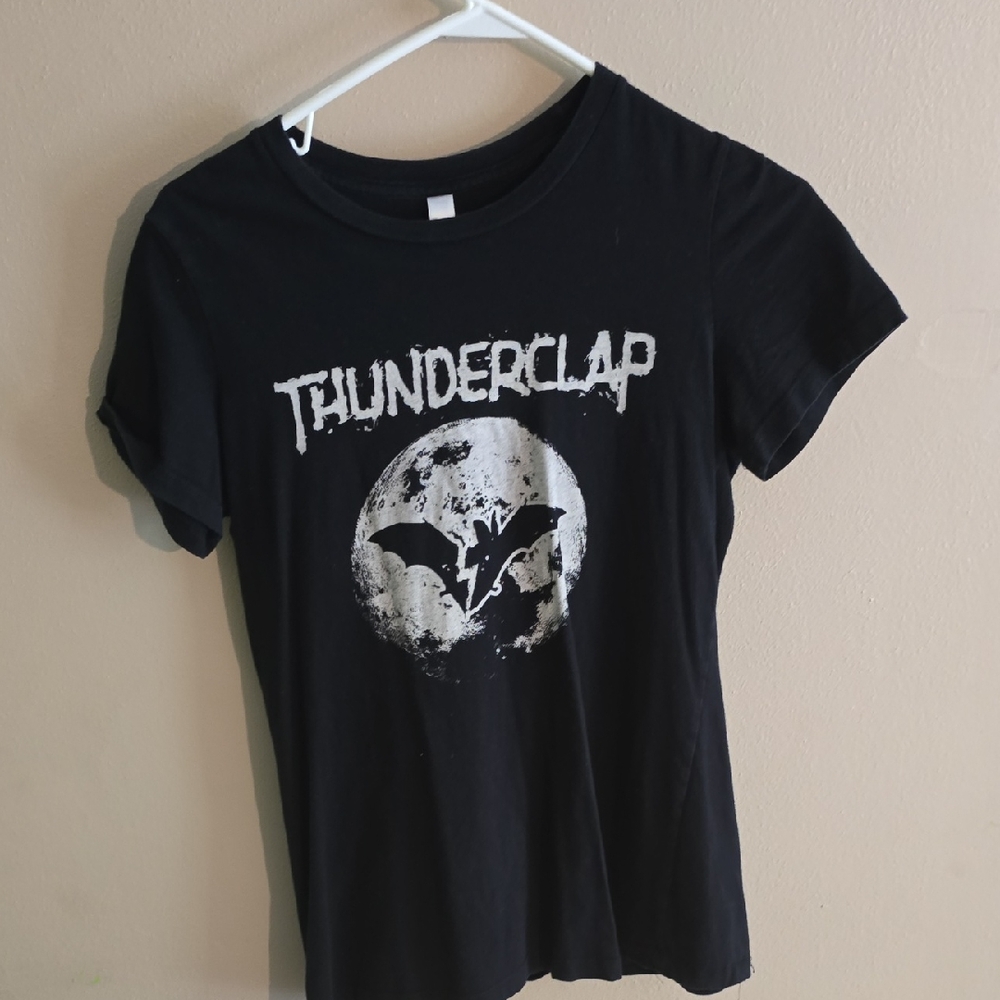 Abella Black Thunderclap Graphic Tee